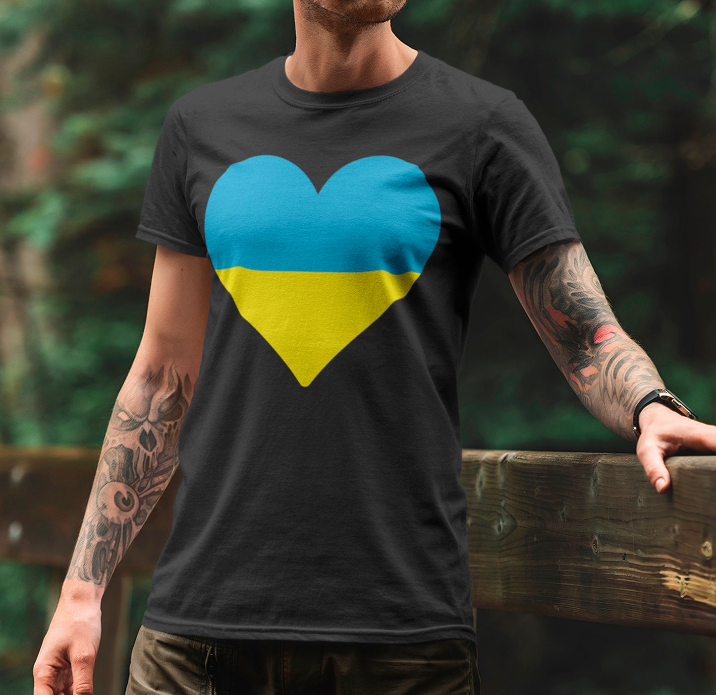 Love Ukraine Heart Shirt